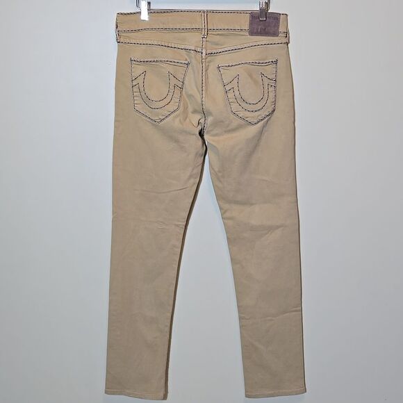True Religion Geno Relaxed Slim Fit Rope Cable Stitch Jean Size 33 Cowboy Rodeo - Picture 14 of 16